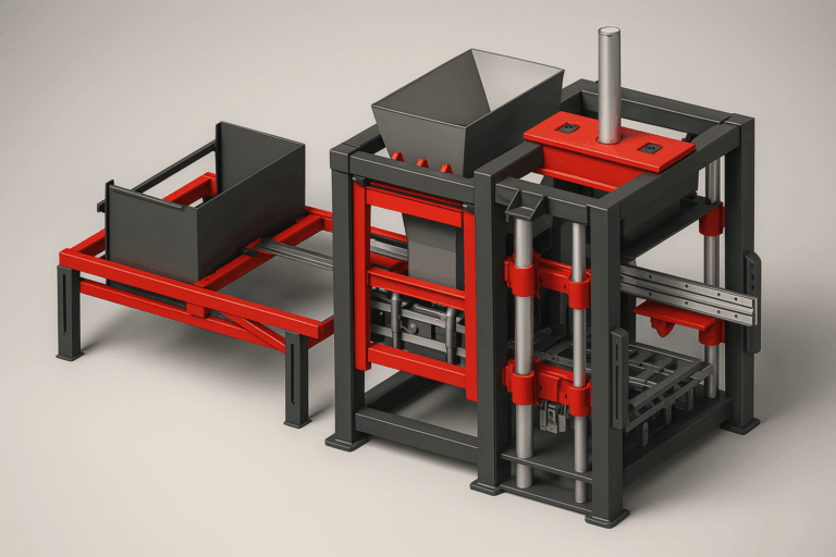 Machine sur mesure développée pour la automatisation industrielle.