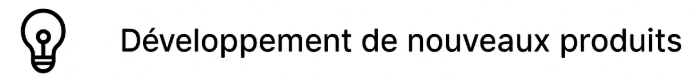 Développement de nouveaux produits